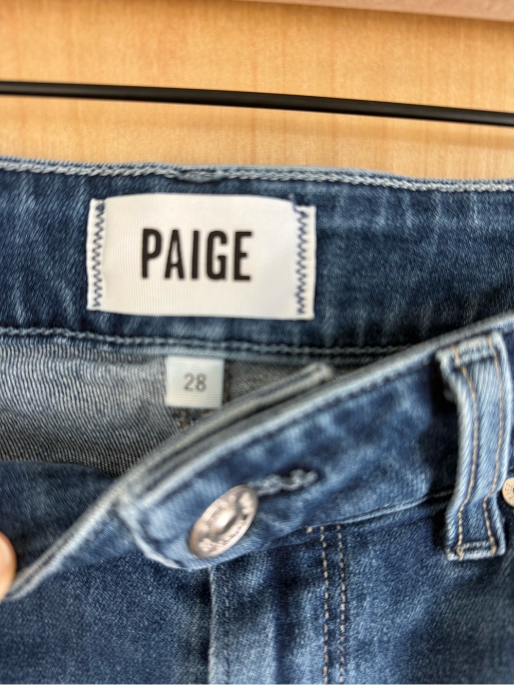 Paige Anessa 31" Wide Leg Jean Dresden - Picture 4 of 7